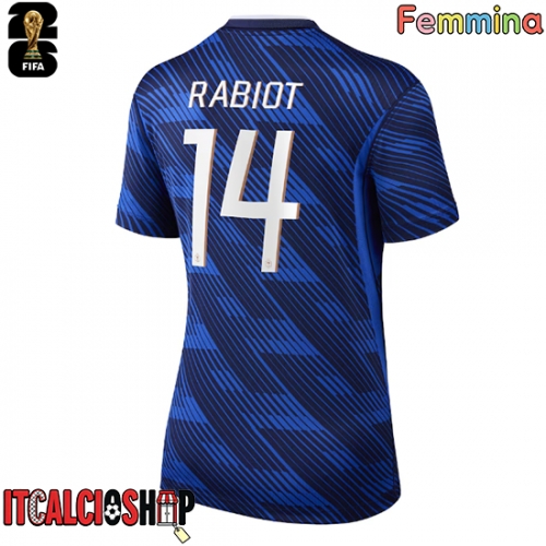 Francia Adrien Rabiot #14 Prima Maglia Femmina Mondiali 2026 Manica Corta